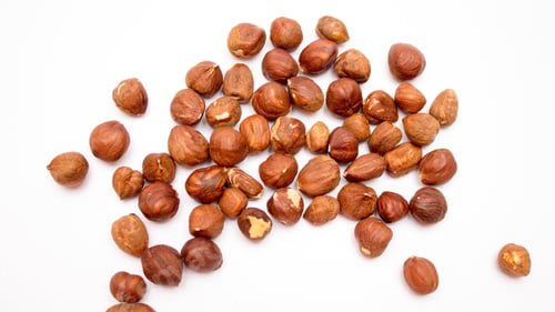 Preview: Organic Brown Hazelnuts. Delicious Healthy Nuts, Concept for Design. Autumn Harvest Snack
