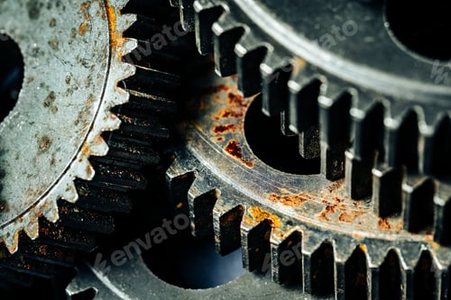 Preview: Gears from an old industrial machine