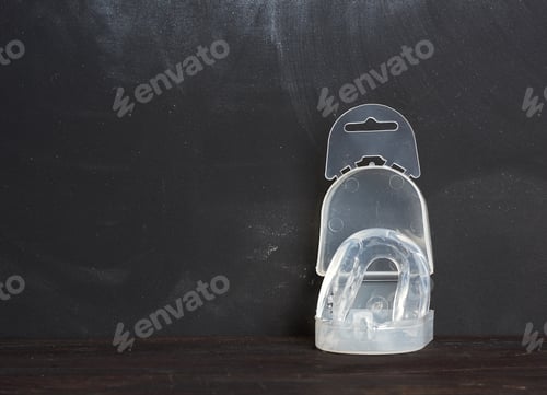 Preview: Transparent silicone mouth guard for protection during sports competitions