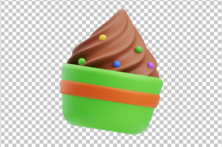 Preview: Cupcake 3D Icon