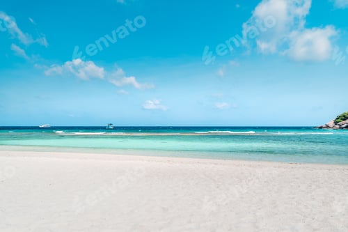 Preview: white beach on tropical island