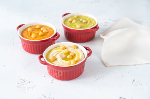 Preview: Assortment of hummus