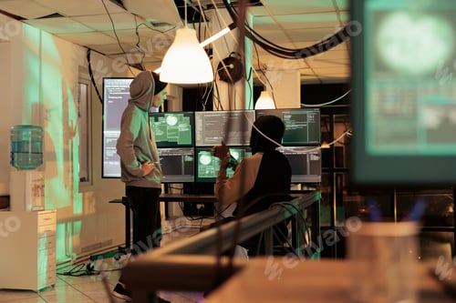 Preview: Hackers discussing spyware code, cracking online server password