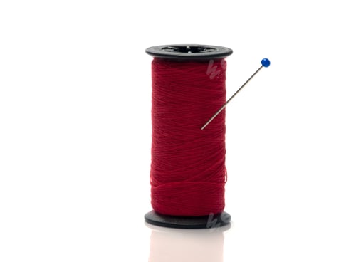 Preview: bobbin with red cotton