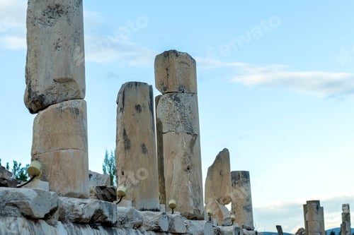 Preview: Elements of ancient architecture and ruins of Ephesus, Izmir.