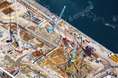Preview: Construction Site In Aerial View
