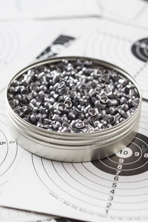 Preview: Lead airgun pellets.