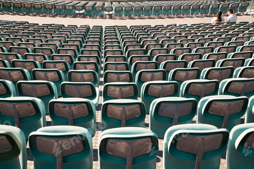 Preview: Empty Plastic Chairs at the Stadium