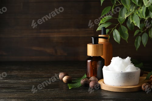 Preview: Concept of skin care cosmetics, Shea butter