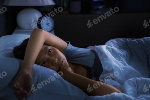 Preview: Woman insomnia