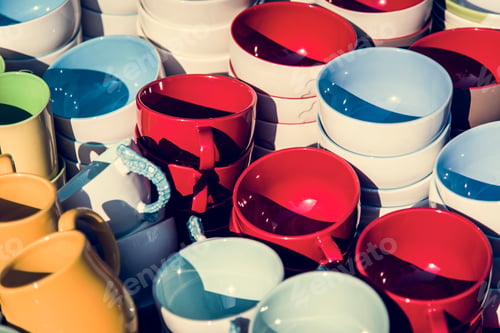 Preview: Colorful ceramic bowls