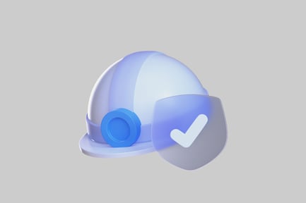 Preview: Safety helmet protection shield