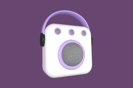 Preview: Bluetooth Speaker Clean 3D Illustration