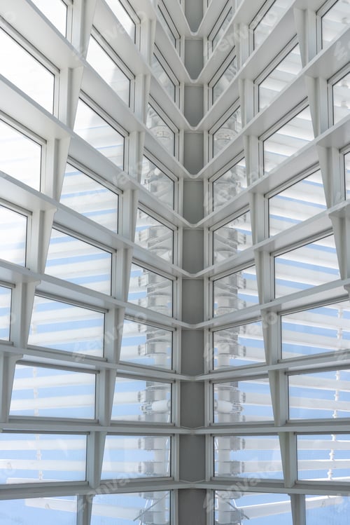 Preview: White Ceiling With Glass Window