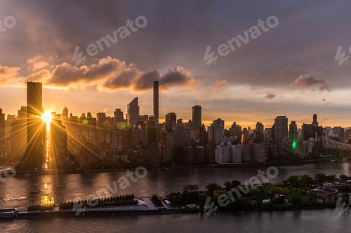 Preview: Beautiful sunset after that heavy downpour tonight.