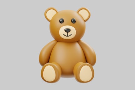 Preview: Cartoon teddy bear illustration