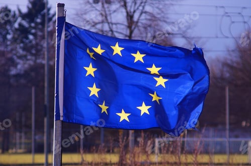 Preview: A winter mute unfolds the European flag
