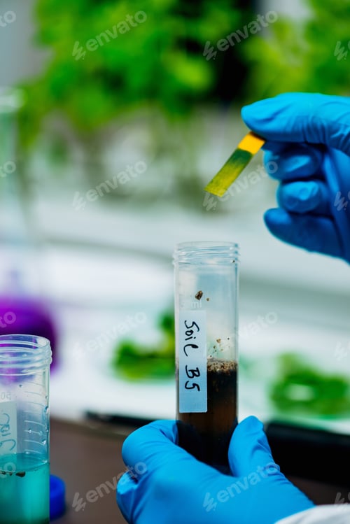 Preview: Biologist Examining Plant Soil