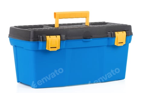 Preview: toolbox isolated on white