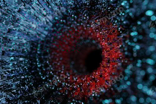 Preview: Sci Fi Futuristic Fantasy Strange Alien Structure 3D rendering