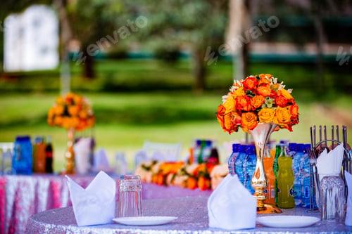 Preview: Wedding Decoration Decor Floral flowers tents stylish ceremony celebrations style