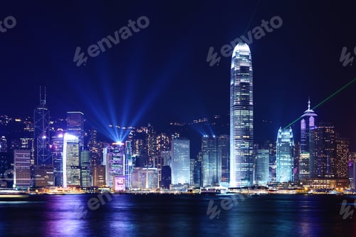 Preview: Hong Kong skyline at night
