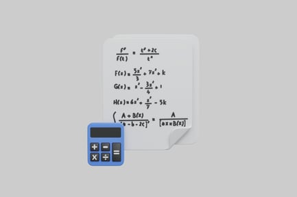 Vorschau: Mathematische Gleichungen mit Taschenrechner-Tool