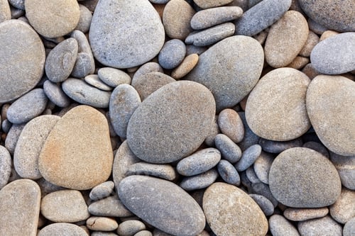 Preview: Close-up of smooth rounded stones on Ruby Beach, Olympic Peninsula, Olympic National Park.