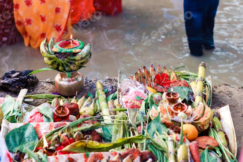 Preview: Offerings for the annual ritual of Chhath Puja