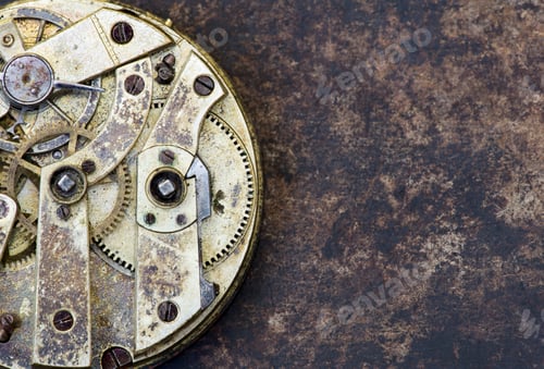 Preview: Antique clockwork background