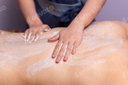 Preview: Soothing massage, hand of professional massage therapist. Mental health