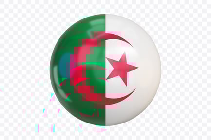 Preview: 3D Algeria Flag