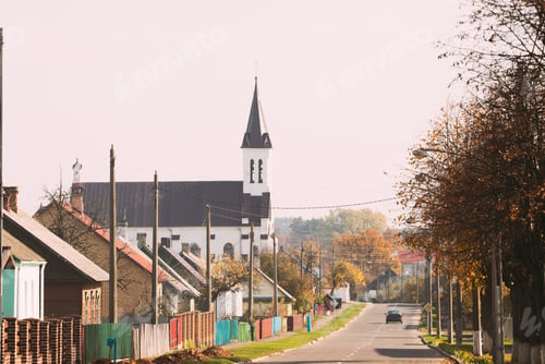 Preview: Kosava, Belarus. Church of the Holy Trinity. Historic Landmark And Heritage