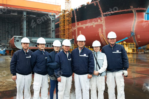 Preview: Portrait of workers at shipyard, GoSeong-gun, South Korea
