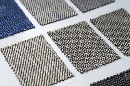 Preview: Catalog of multicolored cloth from matting fabric texture background