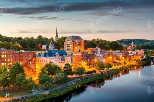 Preview: Augusta, Maine, USA Skyline