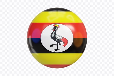 Preview: 3D Uganda Flag