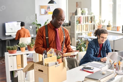 Preview: Senior Intern Setting Up Workplace in Office