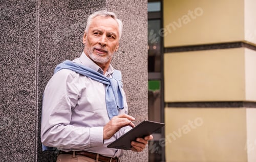 Preview: Handsome senior man