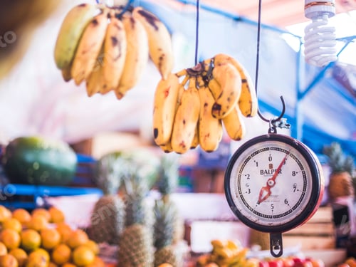 Preview: Scales at San Camilo Market (Mercado San Camilo), Arequipa, Peru, South America