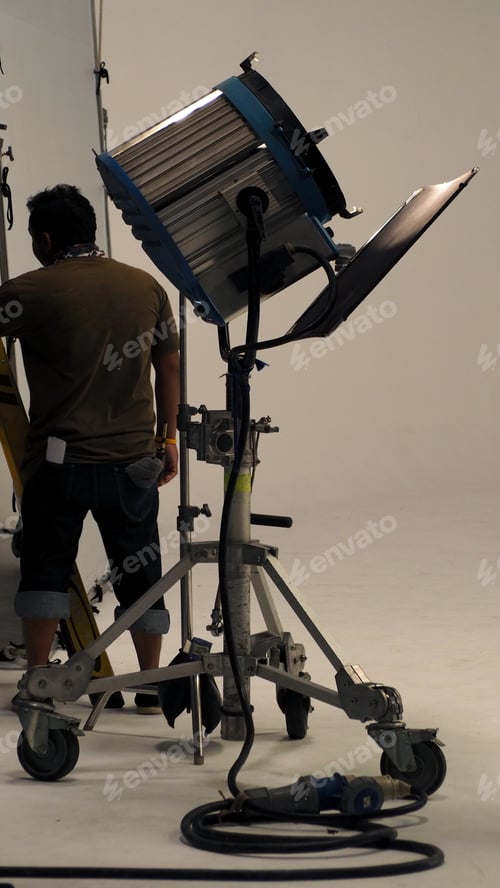 Preview: Big studio lights for video movie or film production