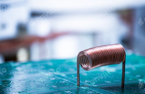 Preview: Close-up A large twisted copper wire