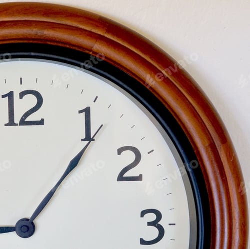 Preview: Partial view of a vintage timepiece or clock