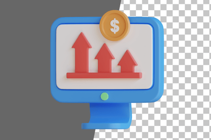 Preview: Revenue Increase 3D Icon
