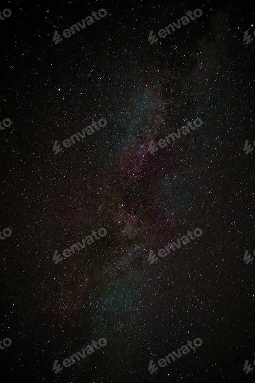 Preview: Vertical shot of a beautiful starry night sky - perfect for backgrounds and wallpapers