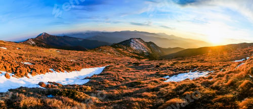 Preview: Fantastic landscape almost snow-capped