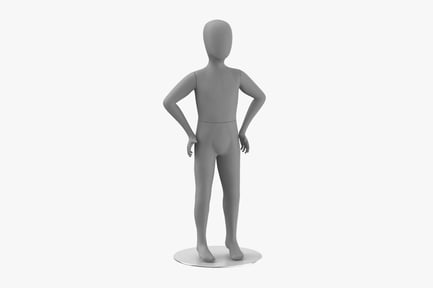 Preview: Child's Modular Clothing Mannequin
