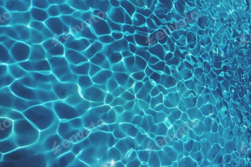 Preview: Perfect blue pool water background