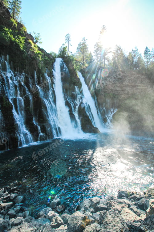 Preview: Burney Falls in Northern California.
