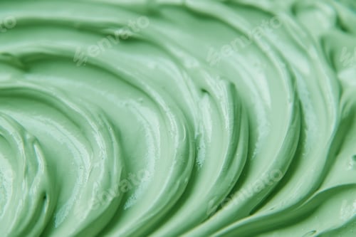 Preview: Clay texture spa mask for face and body. Selective focus.